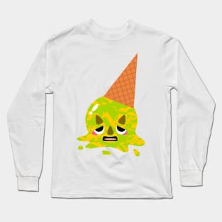 Triceratops Jupiter Ice Cream Cone Long Sleeve T-Shirt